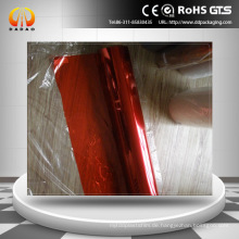 PET rote Farbe Glasdekoration Film 36 Mikron